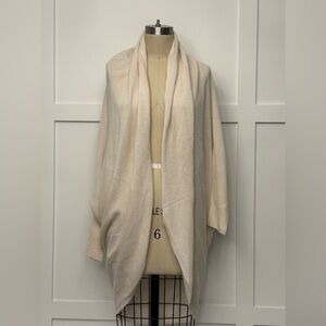 Theory Cream Women's Poncho Sweater - 100% Cashmere
